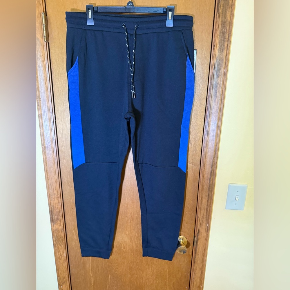 Ocean Current Black and Blue Joggers